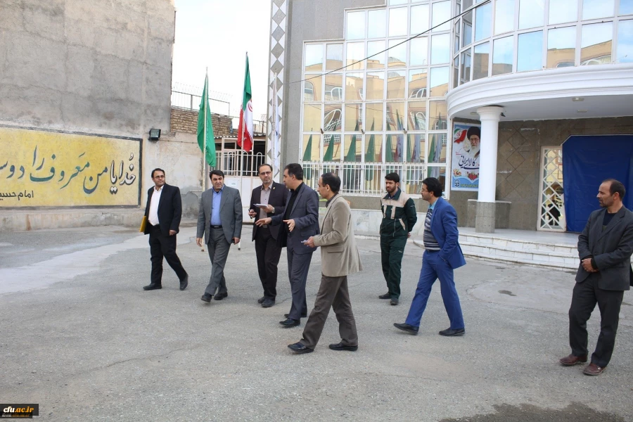 بازدید مدیر کل پشتیبانی و رفاه کارکنان و معاون مدیرکل امور حقوقی سازمان مرکزی دانشگاه فرهنگیان کشور از واحد شهید رجایی تربت حیدریه 6
