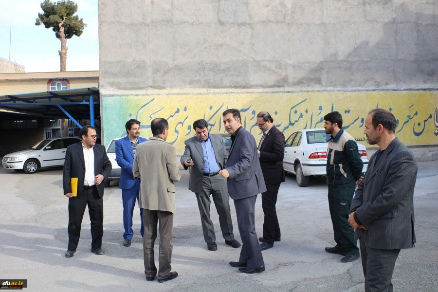 بازدید مدیر کل پشتیبانی و رفاه کارکنان و معاون مدیرکل امور حقوقی سازمان مرکزی دانشگاه فرهنگیان کشور از واحد شهید رجایی تربت حیدریه 9