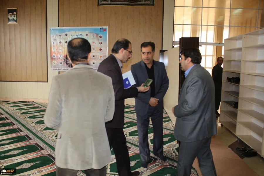 بازدید مدیر کل پشتیبانی و رفاه کارکنان و معاون مدیرکل امور حقوقی سازمان مرکزی دانشگاه فرهنگیان کشور از واحد شهید رجایی تربت حیدریه 11
