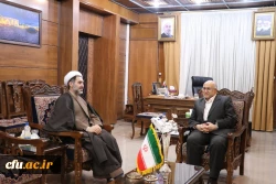 دیدار دکتر توان مدیریت امور پردیس های دانشگاه فرهنگیان استان کرمان با دکتر فدائی استاندار کرمان