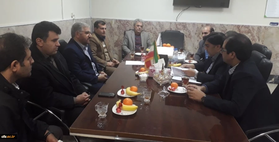 دیدار نماینده مردم سرپل ذهاب وقصرشیرین درمجلس شورای اسلامی با ریاست وکارکنان دانشگاه فرهنگیان کرمانشاه 2