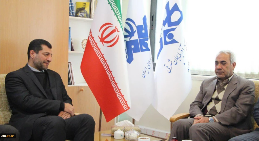 دیدار با مدیرکل صدا و سیمای مرکز آذربایجان شرقی