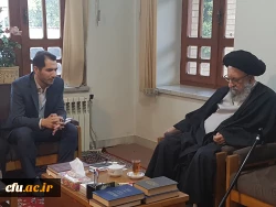 دیدار سرپرست دانشگاه فرهنگیان و اعضای ستاد نکوداشت هشتادو یکمین سال تربیت معلم استان گلستان با حضرت آیت ا... نورمفیدی، نماینده ولی فقیه در استان و امام جمعه گرگان 2
