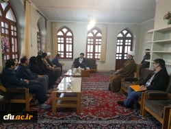 دیدار سرپرست دانشگاه فرهنگیان و اعضای ستاد نکوداشت هشتادو یکمین سال تربیت معلم استان گلستان با حضرت آیت ا... نورمفیدی، نماینده ولی فقیه در استان و امام جمعه گرگان 4