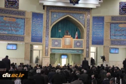 دکتر علیرضا علی صوفی در سخنرانی پیش از خطبه های نماز جمعه همدان:
دانشگاه فرهنگیان در فرازهای مختلف مورد تاکید رهبر معظم انقلاب