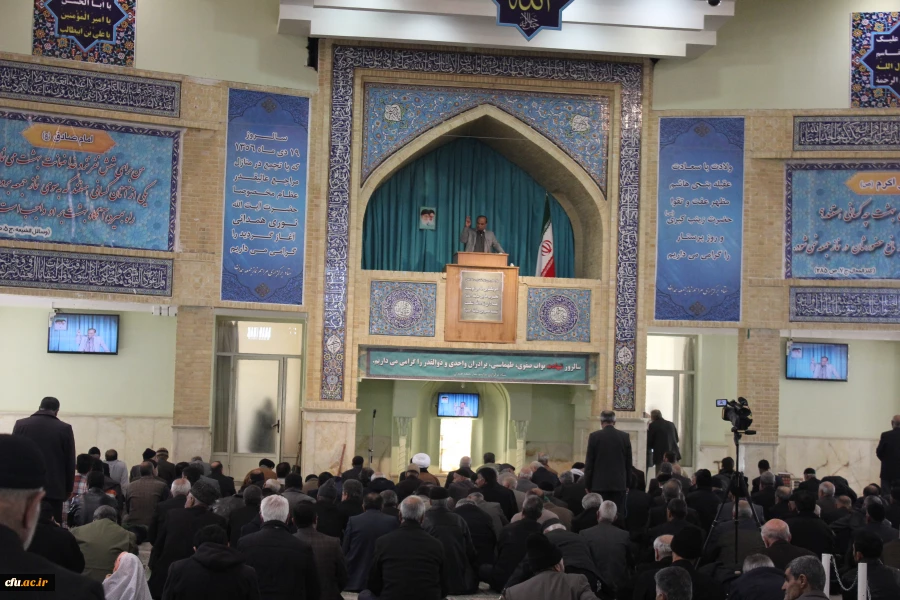 دکتر علیرضا علی صوفی در سخنرانی پیش از خطبه های نماز جمعه همدان:
دانشگاه فرهنگیان در فرازهای مختلف مورد تاکید رهبر معظم انقلاب