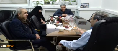 دیدار برخی از سرپرستان امور پریسهای استانی با معاون پژوهش و فناوری دانشگاه