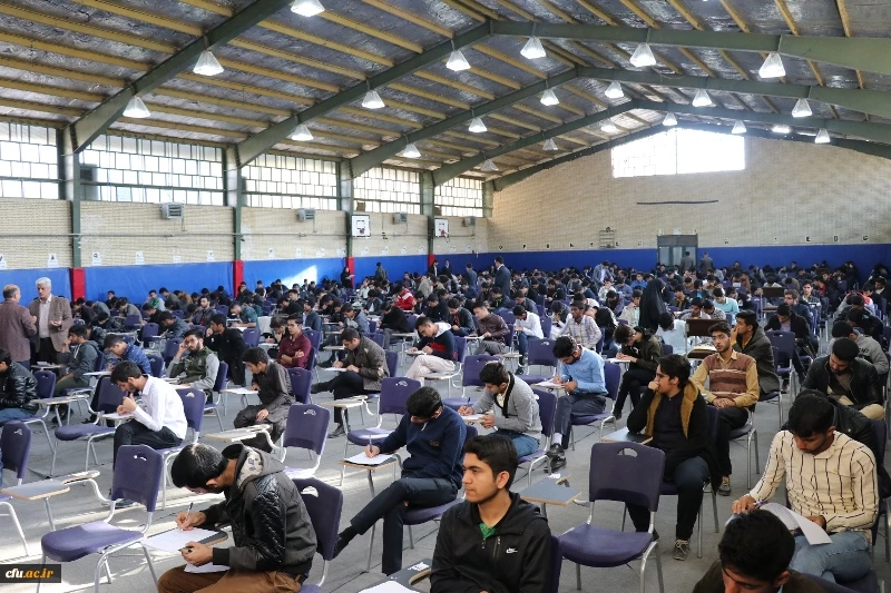 بازدید دکتر توان مدیریت امور پردیس های دانشگاه فرهنگیان کرمان از فرآیند برگزاری امتحانات پایانی نیمسال اول سال تحصیلی 98-97