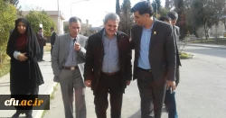 بازدید دکتر رحیمی مدیر کل بهسازی و منابع انسانی معاونت آموزشی سازمان مرکزی از پردیس شهید باهنر فارس