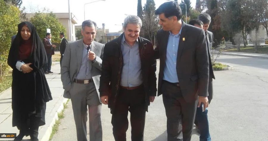 بازدید دکتر رحیمی مدیر کل بهسازی و منابع انسانی معاونت آموزشی سازمان مرکزی از پردیس شهید باهنر فارس