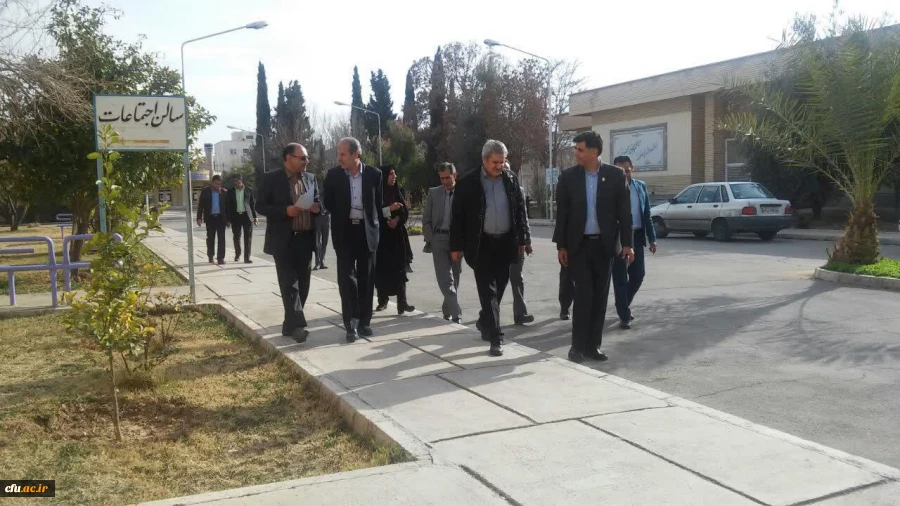 بازدید دکتر رحیمی مدیر کل بهسازی و منابع انسانی معاونت آموزشی سازمان مرکزی از پردیس شهید باهنر فارس