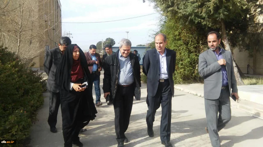 بازدید دکتر رحیمی مدیر کل بهسازی و منابع انسانی معاونت آموزشی سازمان مرکزی از پردیس شهید باهنر فارس