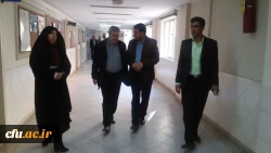 بازدید دکتر رحیمی مدیر کل بهسازی و منابع انسانی معاونت آموزشی سازمان مرکزی از پردیس شهید باهنر فارس