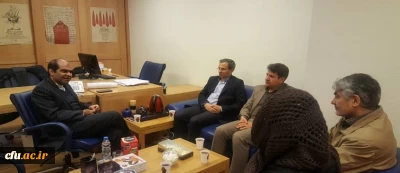 بازدید از موزه ملک بمنظور تمهید مقدمات لازم جهت تاسیس موزه اسناد و مفاخر دانشگاه