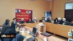 سید امین الله دادگر مسئول نهاد نمایندگی مقام معظم رهبری در سازمان مرکزی دانشگاه فرهنگیان در مراسم تکریم و معارفه مسئول نهاد نمایندگی استان تهران