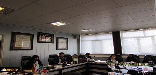 برگزاری جلسه ویدئو کنفرانس بین ستاد مبارزه با مواد مخدر و مسئولین حراست و مشاوره دانشگاه فرهنگیان 4