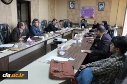 دیدارصمیمی دکتر روشندل معاون آموزشی وتحصیلات تکمیلی دانشگاه فرهنگیان کشور بااعضای هیئت علمی دانشگاه فرهنگیان استان قزوین 3