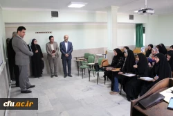 دیدارصمیمی دکتر روشندل معاون آموزشی وتحصیلات تکمیلی دانشگاه فرهنگیان کشور بااعضای هیئت علمی دانشگاه فرهنگیان استان قزوین 8