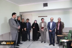 دیدارصمیمی دکتر روشندل معاون آموزشی وتحصیلات تکمیلی دانشگاه فرهنگیان کشور بااعضای هیئت علمی دانشگاه فرهنگیان استان قزوین 10