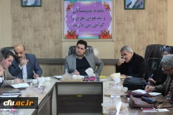 دیدارصمیمی دکتر روشندل معاون آموزشی وتحصیلات تکمیلی دانشگاه فرهنگیان کشور بااعضای هیئت علمی دانشگاه فرهنگیان استان قزوین 3