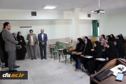 دیدارصمیمی دکتر روشندل معاون آموزشی وتحصیلات تکمیلی دانشگاه فرهنگیان کشور بااعضای هیئت علمی دانشگاه فرهنگیان استان قزوین 7