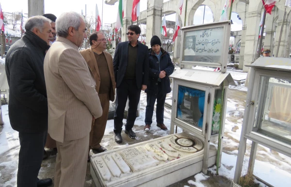 حضور در گلزار شهدا تبریز و تجدید پیمان با آرمان های بلند انقلاب اسلامی