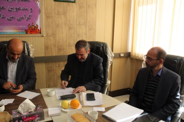 انعقاد تفاهم نامه همکاری مابین جمعیت هلال احمر استان قزوین و دانشگاه فرهنگیان استان 3