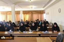 نشست صمیمی دکتررضایی رئیس گروه مطالعات فرهنگی دانشگاه فرهنگیان بامسئولین کانونها وتشکل های دانشجویی دانشگاه فرهنگیان استان قزوین 4