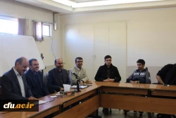 نشست صمیمی دکتررضایی رئیس گروه مطالعات فرهنگی دانشگاه فرهنگیان بامسئولین کانونها وتشکل های دانشجویی دانشگاه فرهنگیان استان قزوین 6