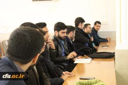 نشست صمیمی دکتررضایی رئیس گروه مطالعات فرهنگی دانشگاه فرهنگیان بامسئولین کانونها وتشکل های دانشجویی دانشگاه فرهنگیان استان قزوین 9