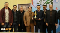 تجلیل از دانشگاه فرهنگیان آذربایجان شرقی  در اختتامیه مسابقات ورزشی کارکنان دولت