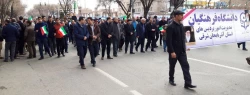 حضور مدیریت،اساتید،کارکنان و دانشجو معلمان آذربایجان شرقی در راهپیمایی یوم الله 22 بهمن