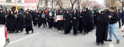 حضور مدیریت،اساتید،کارکنان و دانشجو معلمان آذربایجان شرقی در راهپیمایی یوم الله 22 بهمن