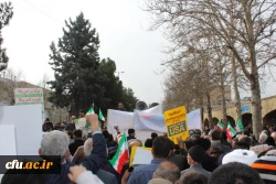شرکت گسترده وپرشور مسئولین،کارکنان ودانشجویان دانشگاه فرهنگیان استان قزوین درراهپیمایی یوم الله 22بهمن 97 8
