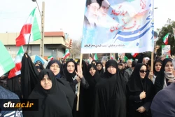 شرکت گسترده وپرشور مسئولین،کارکنان ودانشجویان دانشگاه فرهنگیان استان قزوین درراهپیمایی یوم الله 22بهمن 97 9