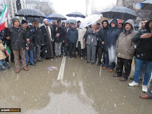 حضور کارکنان، اساتید و دانشجومعلمان  دانشگاه فرهنگیان اردبیل در راهپیمایی 22 بهمن 2