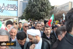 شرکت گسترده وپرشور مسئولین،کارکنان ودانشجویان دانشگاه فرهنگیان استان قزوین درراهپیمایی یوم الله 22بهمن 97 18