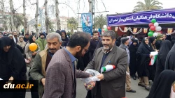 حضور پرشور دانشجویان و اساتید و کارکنان دانشگاه فرهنگیان استان مازندران در راهپیمایی 22 بهمن1397