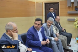 نشست با معاونت سیاسی - امنیتی استانداری جناب آقای دکتر حسین زاده ونماینده مجلس جناب آقای الباجی و معاونت مدیر کل آموزش وپرورش آقای چلداوی در خصوص تامین زمین برای دانشگاه جامع فرهنگیان
