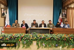 نشست صمیمی اساتید و اعضای هیات علمی با دکتر خنیفر و اعضای هیات رییسه 6