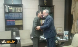 تقدیم ابلاغ ریاست هیات امنا ی دانشگاه فرهنگیان استان به استاندار سیستان وبلوچستان جناب آقای مهندس موهبتی