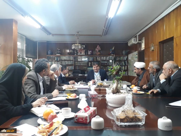 دکتر پرویز انصاری راد سرپرست مدیریت پردیس های استان تهران در دیدار با عبدالرضا فولادوند مدیرکل آموزش و پرورش شهر تهران