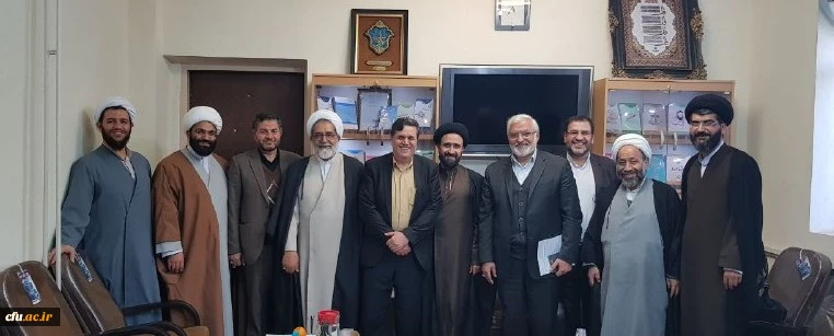 دیدار رییس دانشگاه فرهنگیان  با مسئولان مرکز آموزش های تخصصی و پژوهشی حوزه علمیه قم 2