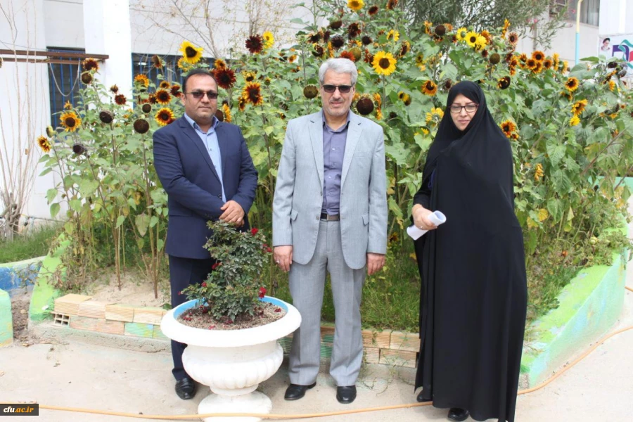بازدید مدیرکل خدمات و رفاه دانشجویی دانشگاه فرهنگیان از پردیس های دانشگاه فرهنگیان استان بوشهر 2