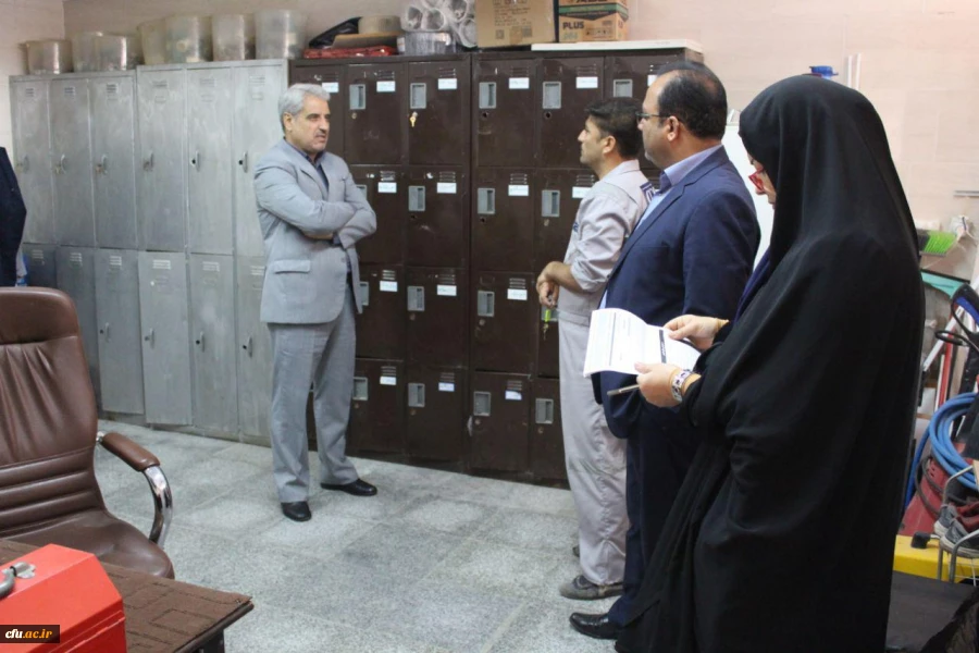 بازدید مدیرکل خدمات و رفاه دانشجویی دانشگاه فرهنگیان از پردیس های دانشگاه فرهنگیان استان بوشهر 4