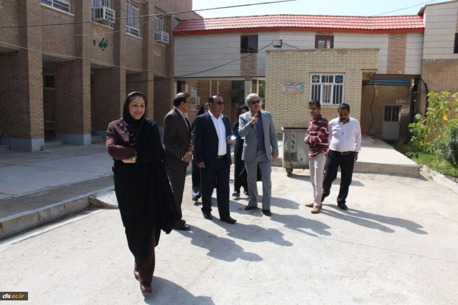 بازدید مدیرکل خدمات و رفاه دانشجویی دانشگاه فرهنگیان از پردیس های دانشگاه فرهنگیان استان بوشهر 12
