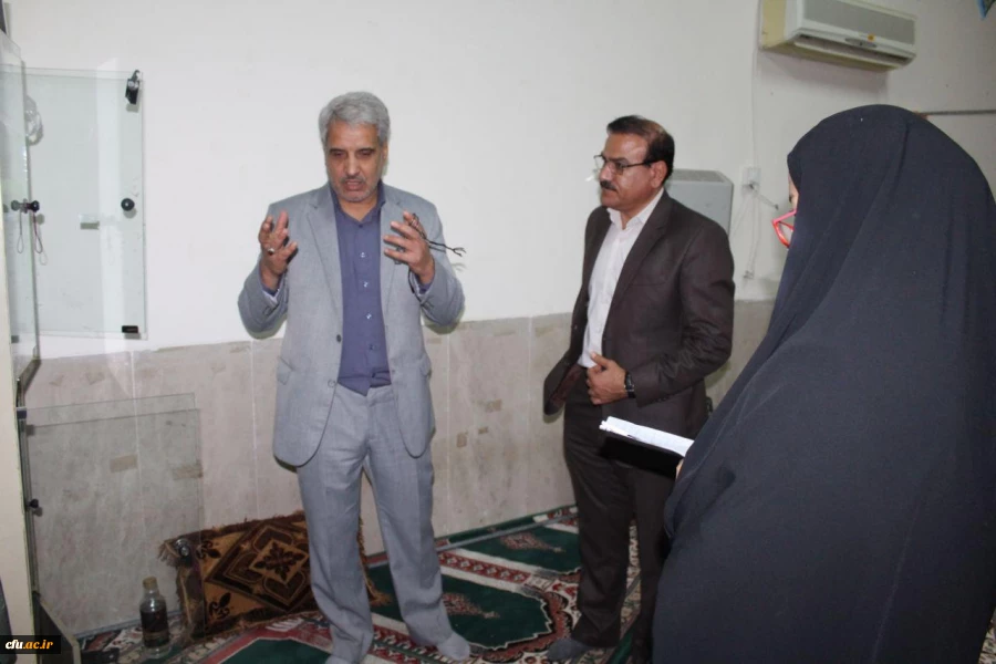 بازدید مدیرکل خدمات و رفاه دانشجویی دانشگاه فرهنگیان از پردیس های دانشگاه فرهنگیان استان بوشهر 16