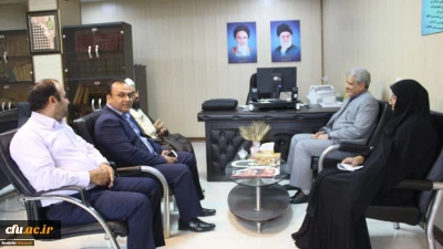 در بازدید مدیرکل برنامه ریزی، خدمات و رفاه  دانشجویی دانشگاه فرهنگیان از پردیس های دانشگاه فرهنگیان استان بوشهر انجام شد:

نشست با هیات رئیسه دانشگاه فرهنگیان بوشهر و ارائه نتایج بازدید و  راهکارهای اجرایی