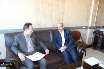 دیدارسرپرست امور پردیس های دانشگاه فرهنگیان استان قزوین بامدیرعامل مجمع خیرین مدرسه ساز استان