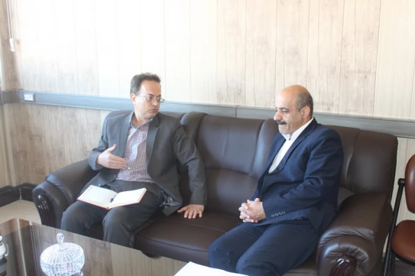 دیدارسرپرست امور پردیس های دانشگاه فرهنگیان استان قزوین بامدیرعامل مجمع خیرین مدرسه ساز استان 4